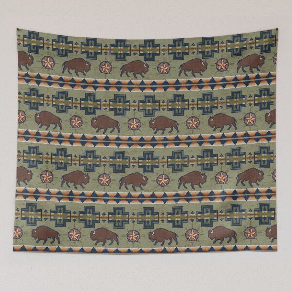 Item preview, Vintage Western-Where The Buffalo Roam designed and sold by Pamelandia.