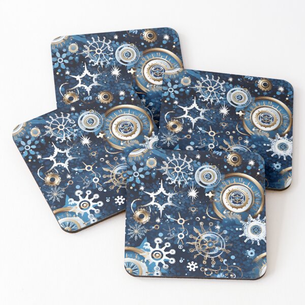 Item preview, Steampunk Winter I (large pattern) designed and sold by the-lamplighter.