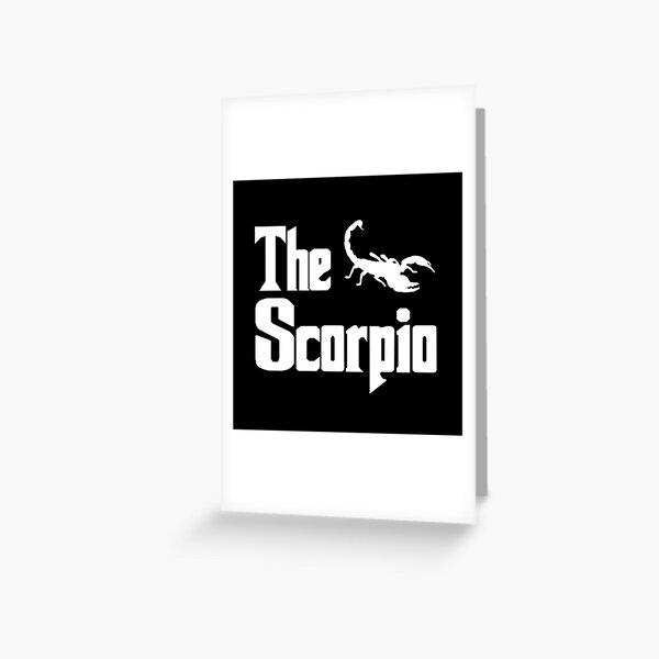 Scorpio - Zodiac Sign Horoscope T-Shirt Greeting Card