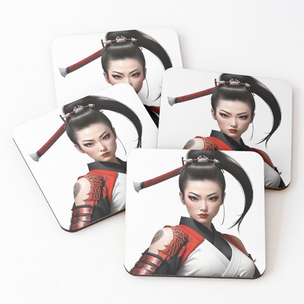 Item preview, Beautiful Asian Female Warrior with Tattoo  designed and sold by AnimeAero.