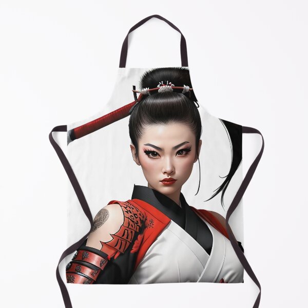 Item preview, Beautiful Asian Female Warrior with Tattoo designed and sold by AnimeAero.