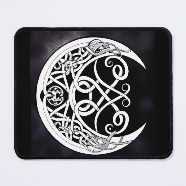 Item preview, Crescent Moon with Celtic Design designed and sold by AtlantisApparel.