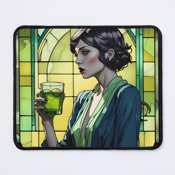 Item preview, Absinthe Stained Glass designed and sold by FalseGlimmer.