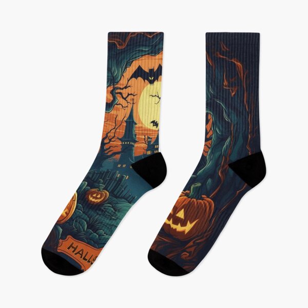 Item preview, Scary halloween town designed and sold by Riverside-Moon.