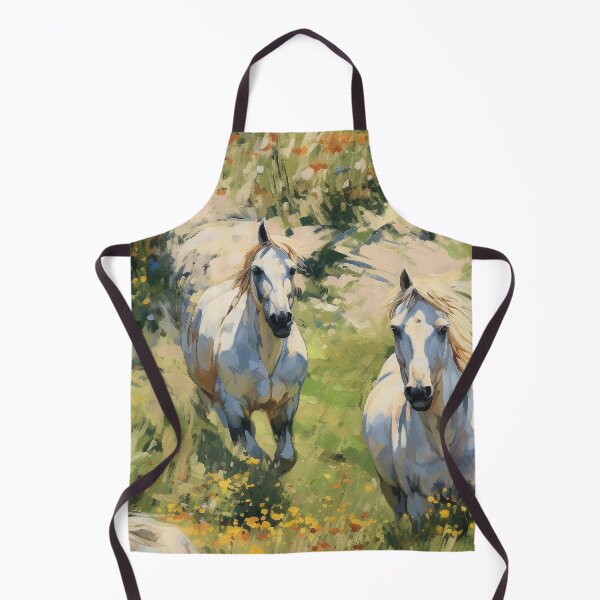 Item preview, Horses running in a field designed and sold by KERaney.