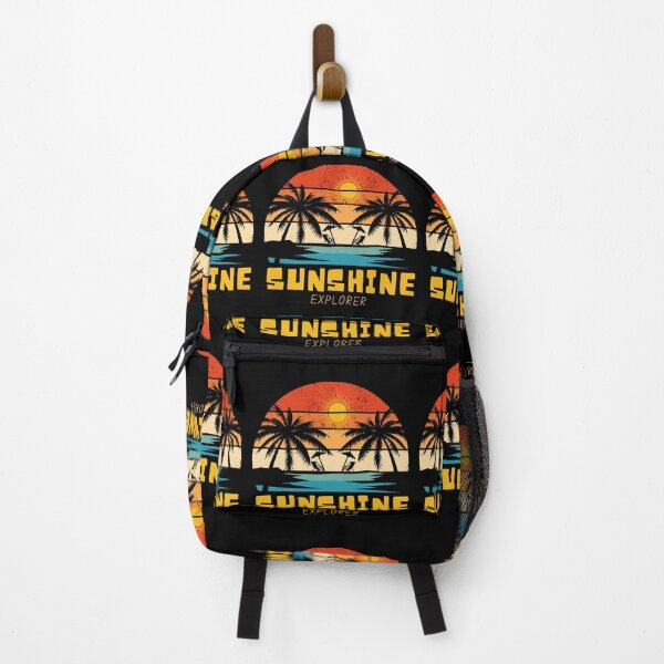 Item preview, SUNSHINE EXPLORER - Vintage Beach Vibes - Retro Sunrise Design designed and sold by Sun Sand & Sea Art.