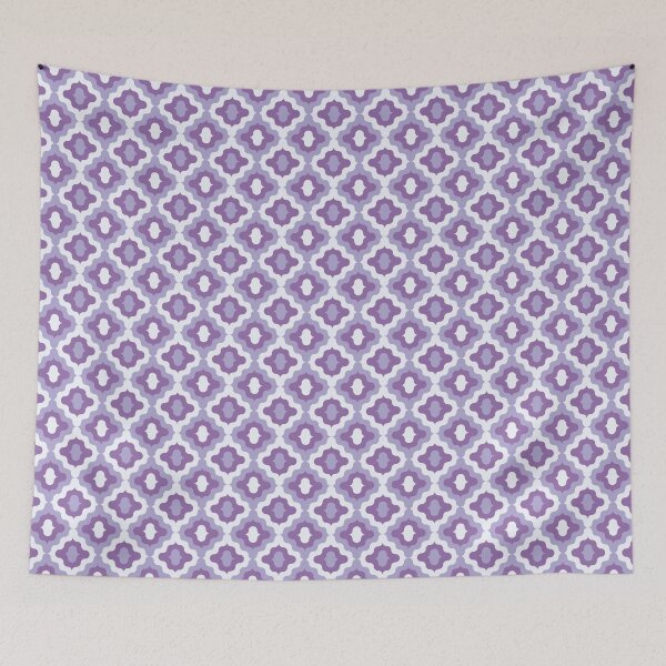 Item preview, Ogee Geometric Pattern in Shades of Violet designed and sold by Harmonish.