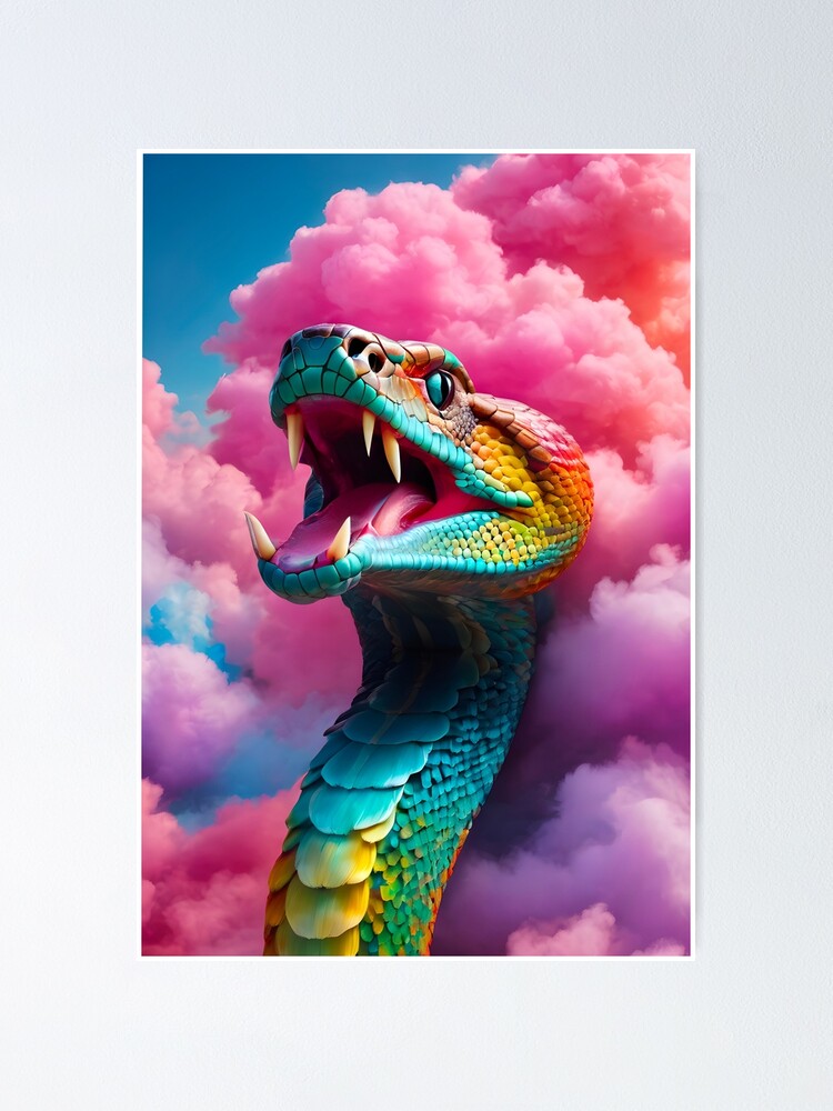 Rainbow snake in the sky 