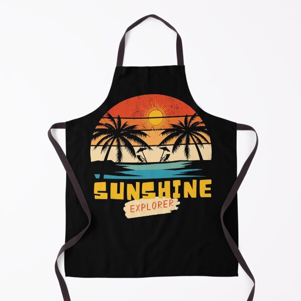 Item preview, SUNSHINE EXPLORER - Vintage Beach Vibes - Retro Sunrise Design  designed and sold by Sun Sand & Sea Art.