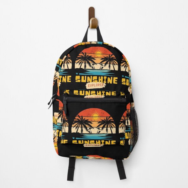 Item preview, SUNSHINE EXPLORER - Vintage Beach Vibes - Retro Sunrise Design designed and sold by Sun Sand & Sea Art.