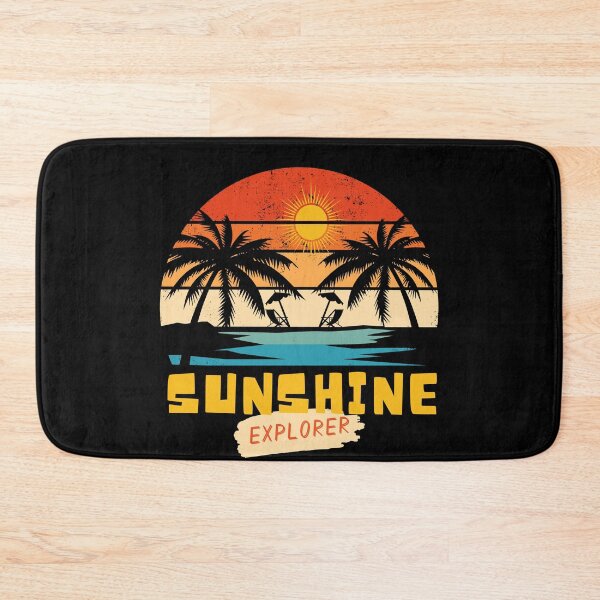 Item preview, SUNSHINE EXPLORER - Vintage Beach Vibes - Retro Sunrise Design  designed and sold by Sun Sand & Sea Art.