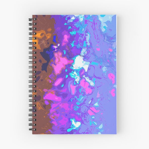 Item preview, Chromatic Essence: Violet, Gold, Brown Pouring with Splatters designed and sold by GAP90.