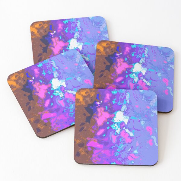 Item preview, Chromatic Essence: Violet, Gold, Brown Pouring with Splatters designed and sold by GAP90.