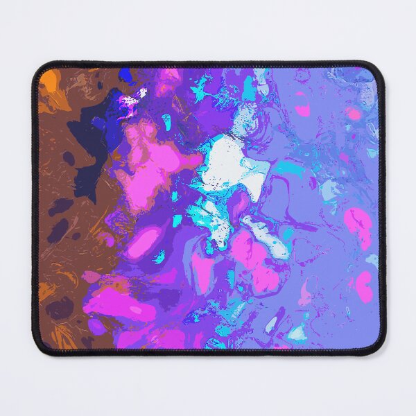 Item preview, Chromatic Essence: Violet, Gold, Brown Pouring with Splatters designed and sold by GAP90.