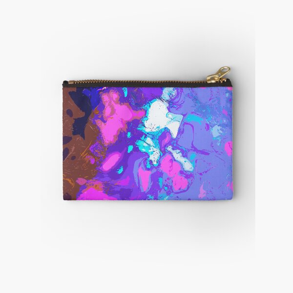 Item preview, Chromatic Essence: Violet, Gold, Brown Pouring with Splatters designed and sold by GAP90.