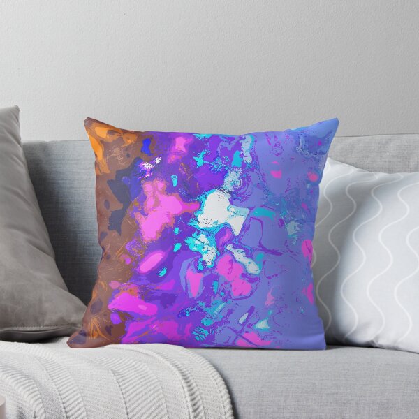 Item preview, Chromatic Essence: Violet, Gold, Brown Pouring with Splatters designed and sold by GAP90.