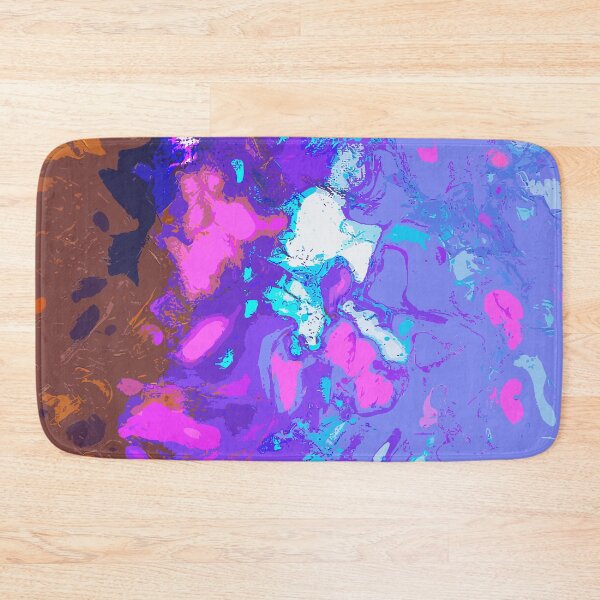 Item preview, Chromatic Essence: Violet, Gold, Brown Pouring with Splatters designed and sold by GAP90.