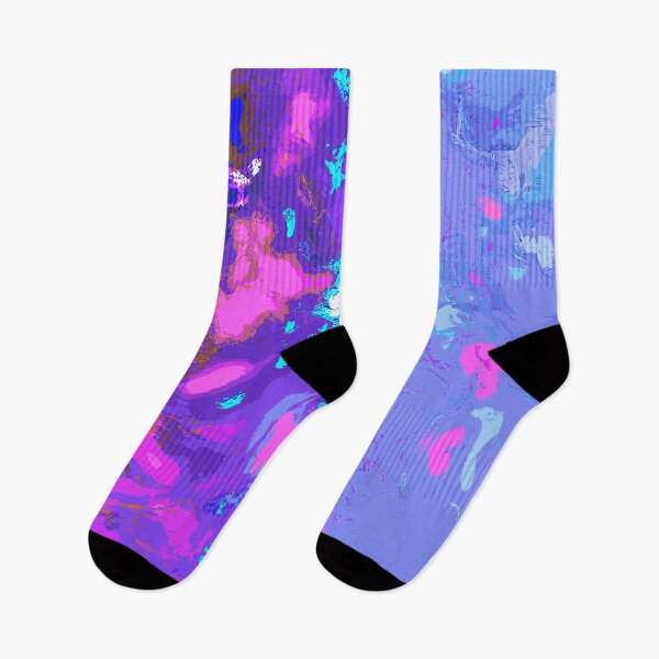 Item preview, Chromatic Essence: Violet, Gold, Brown Pouring with Splatters designed and sold by GAP90.