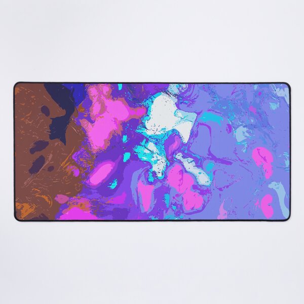 Item preview, Chromatic Essence: Violet, Gold, Brown Pouring with Splatters designed and sold by GAP90.