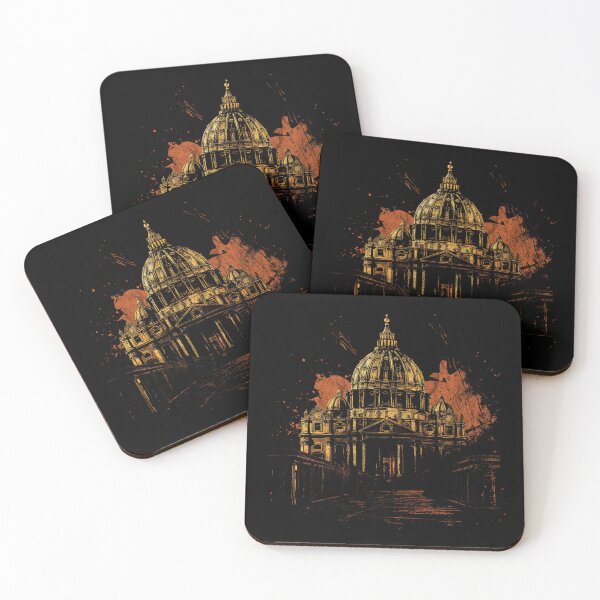Item preview, Saint Peter's Basilica - Distressed Vintage Street Art Landmarks designed and sold by GVRDesign.