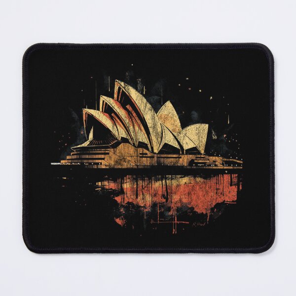 Item preview, The Sydney Opera House - Distressed Vintage Street Art Landmarks designed and sold by GVRDesign.