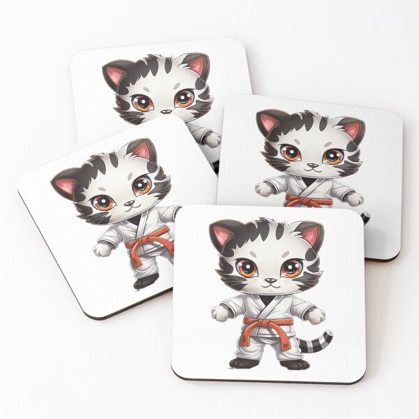 Item preview, cute little taekwondo kitten designed and sold by jerbiz.