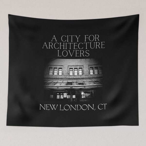 Item preview, A City For Architecture Lovers New London CT Design designed and sold by EarthArtDesigns.