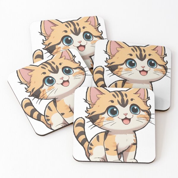 Item preview, Cute Orange Kitten Sticker designed and sold by StickyOasisShop.