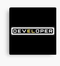 Developer Canvas Print