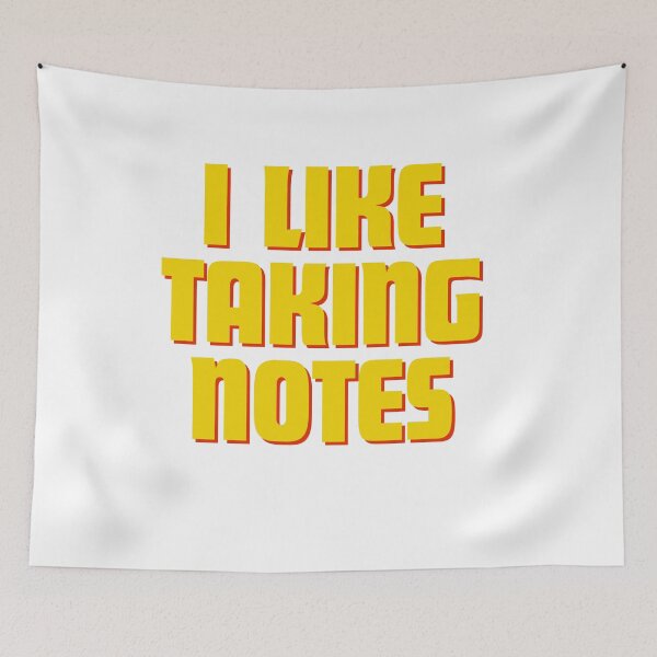 Item preview, i like taking notes designed and sold by AngelArtss.