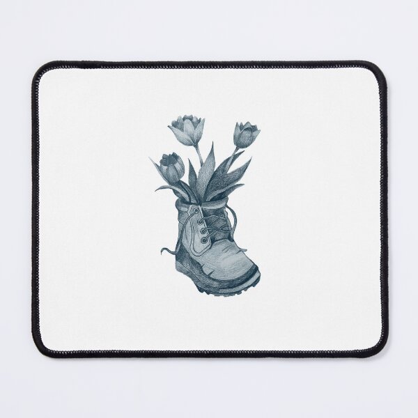 Item preview, Creative flower boot pencil art designed and sold by artistdeeksh.