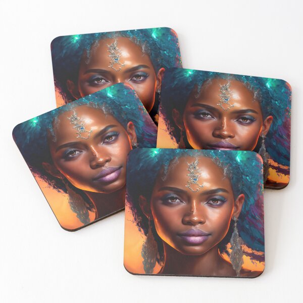 Item preview, Goddess Queen of Africa AI Portrait 2 designed and sold by JSchmidtPhotoAI.