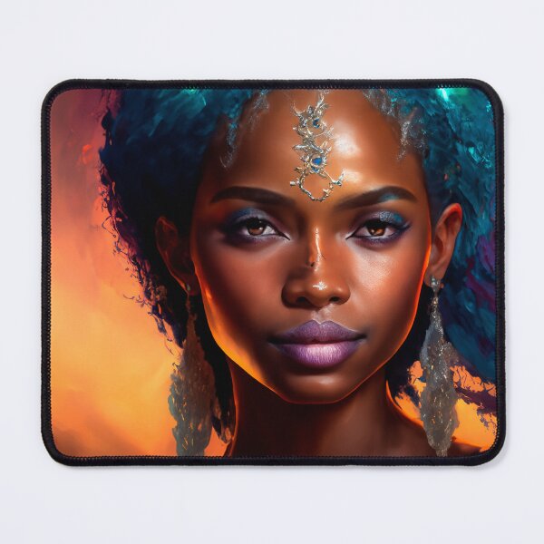 Item preview, Goddess Queen of Africa AI Portrait 2 designed and sold by JSchmidtPhotoAI.