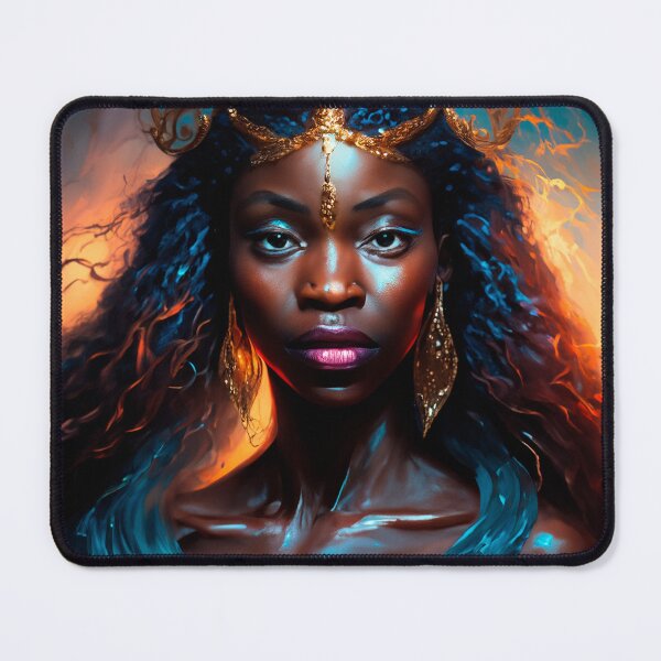 Item preview, Goddess Queen of Africa AI Portrait 4 designed and sold by JSchmidtPhotoAI.