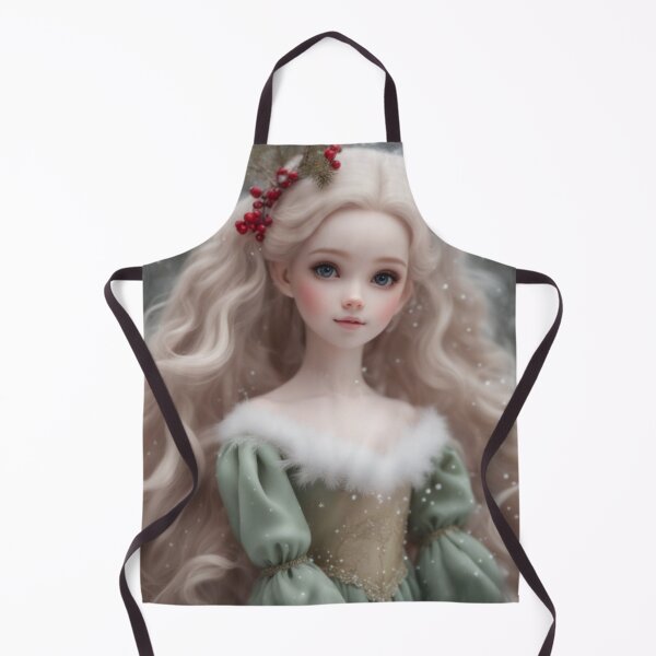 Item preview, Christmas girl in green designed and sold by WaryTales.