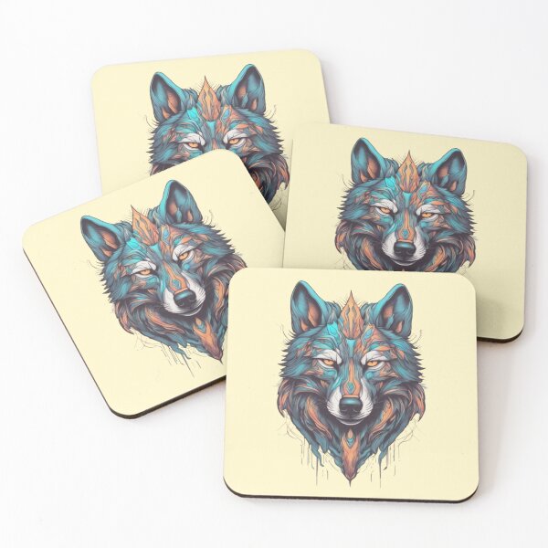 Item preview, wolf designed and sold by SketchysDESIGNS.