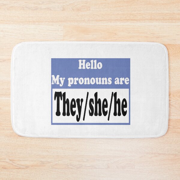 Item preview,  They/she/he pronoun designed and sold by stylechoc.