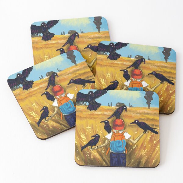 Item preview, Digital Art: Boy with Crows designed and sold by Imagination Reigns.