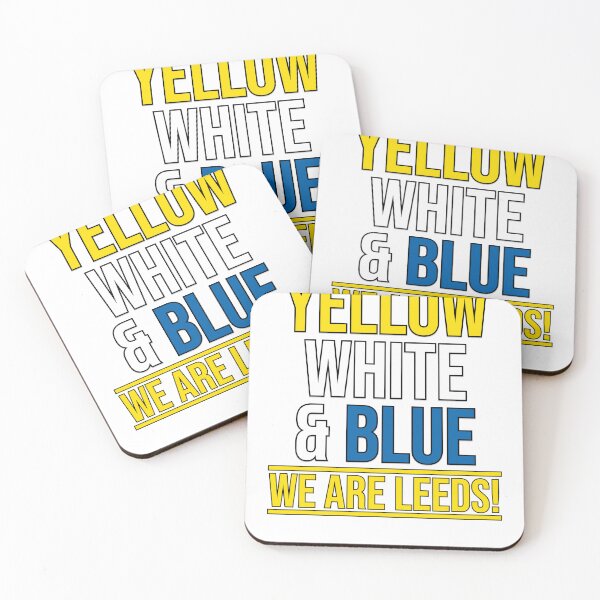 Item preview, Yellow, White and Blue! We are Leeds! designed and sold by Aspdesignz.