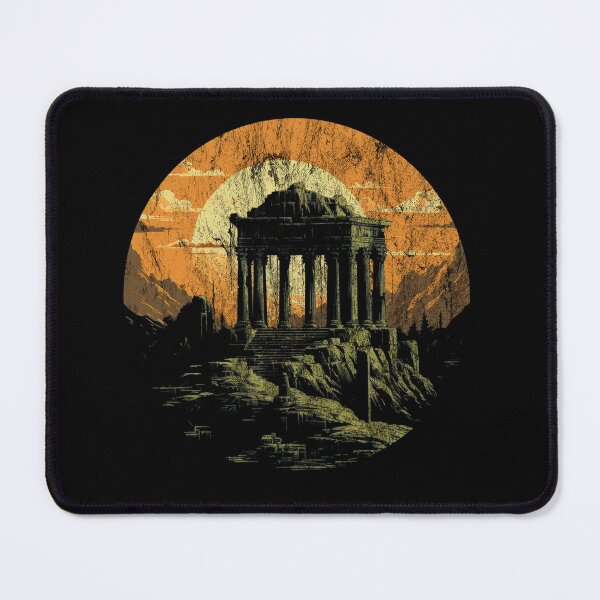 Item preview, Temple of Artemis - Distressed Vintage Street Art Landmarks designed and sold by GVRDesign.