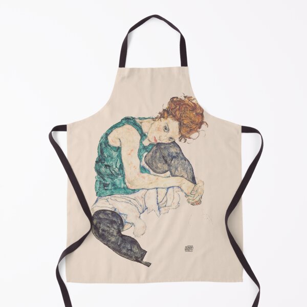 Item preview, HD Seated Woman With Legs Drawn Up , by Egon Schiele - HIGH DEFINITION designed and sold by MINDTHECHERRY.