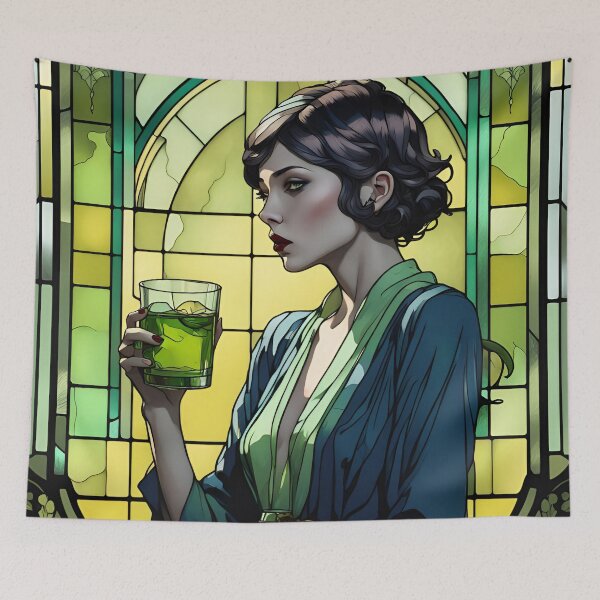 Item preview, Absinthe Stained Glass designed and sold by FalseGlimmer.