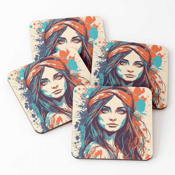 Item preview, Hippie Portrait of the 60s/70s designed and sold by Martymcflay.