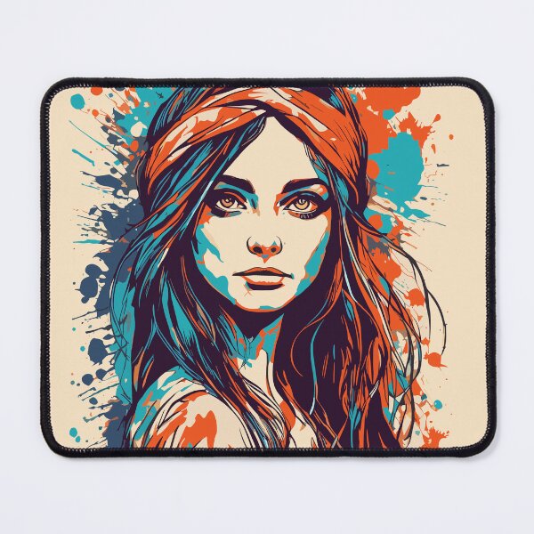 Item preview, Hippie Portrait of the 60s/70s designed and sold by Martymcflay.