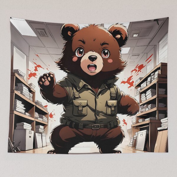 Item preview, Yippie-Kai-Bear  designed and sold by SeamCraft.
