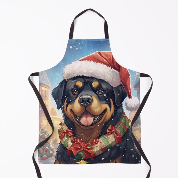 Item preview, Rottweiler dog as Santa Claus in anime style designed and sold by WallyPink.