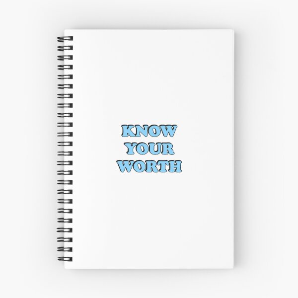 Item preview, Know your worth - self esteem affirmations designed and sold by Inspirationmotivation.