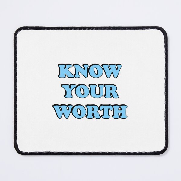 Item preview, Know your worth - self esteem affirmations designed and sold by Inspirationmotivation.