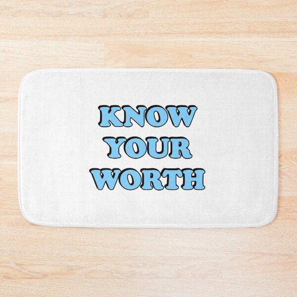Item preview, Know your worth - self esteem affirmations designed and sold by Inspirationmotivation.