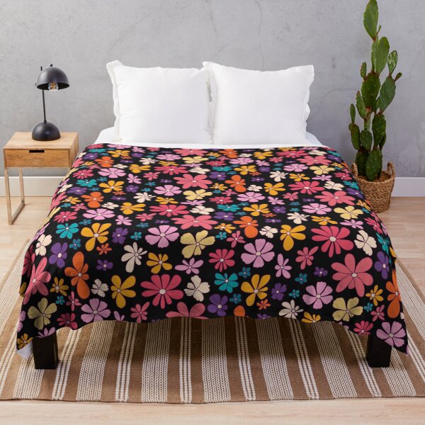 Item preview, groovy flowers daisies rerto style designed and sold by SHOPAHD.